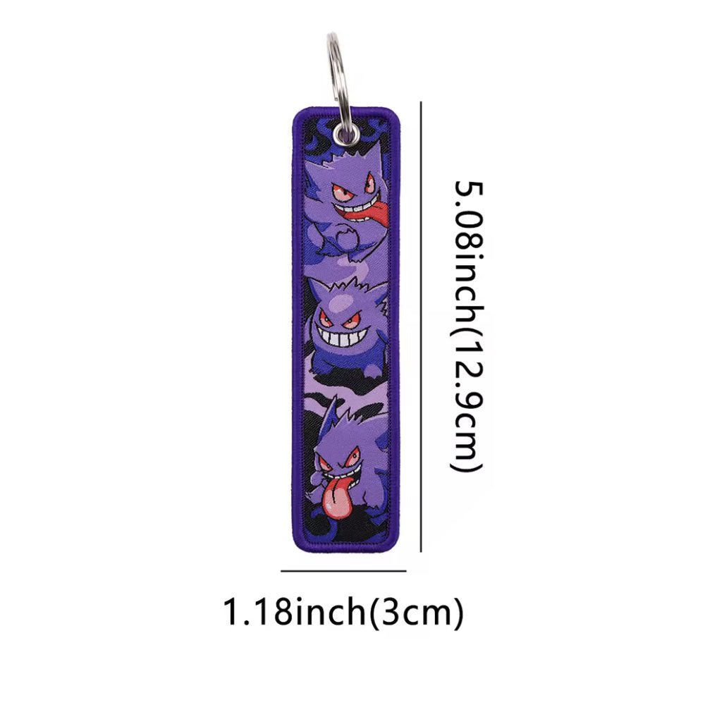 Pokémon Embroidered Keychain - 11 Designs to Choose From - GameOn.games