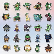 Pokémon Pixel Stickers - Pack of 110 - GameOn.games