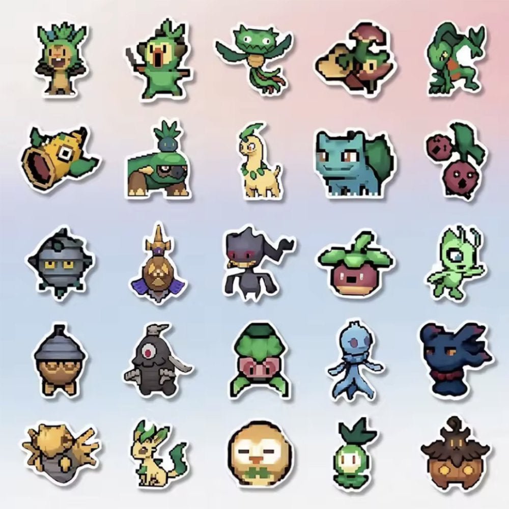 Pokémon Pixel Stickers - Pack of 110 - GameOn.games