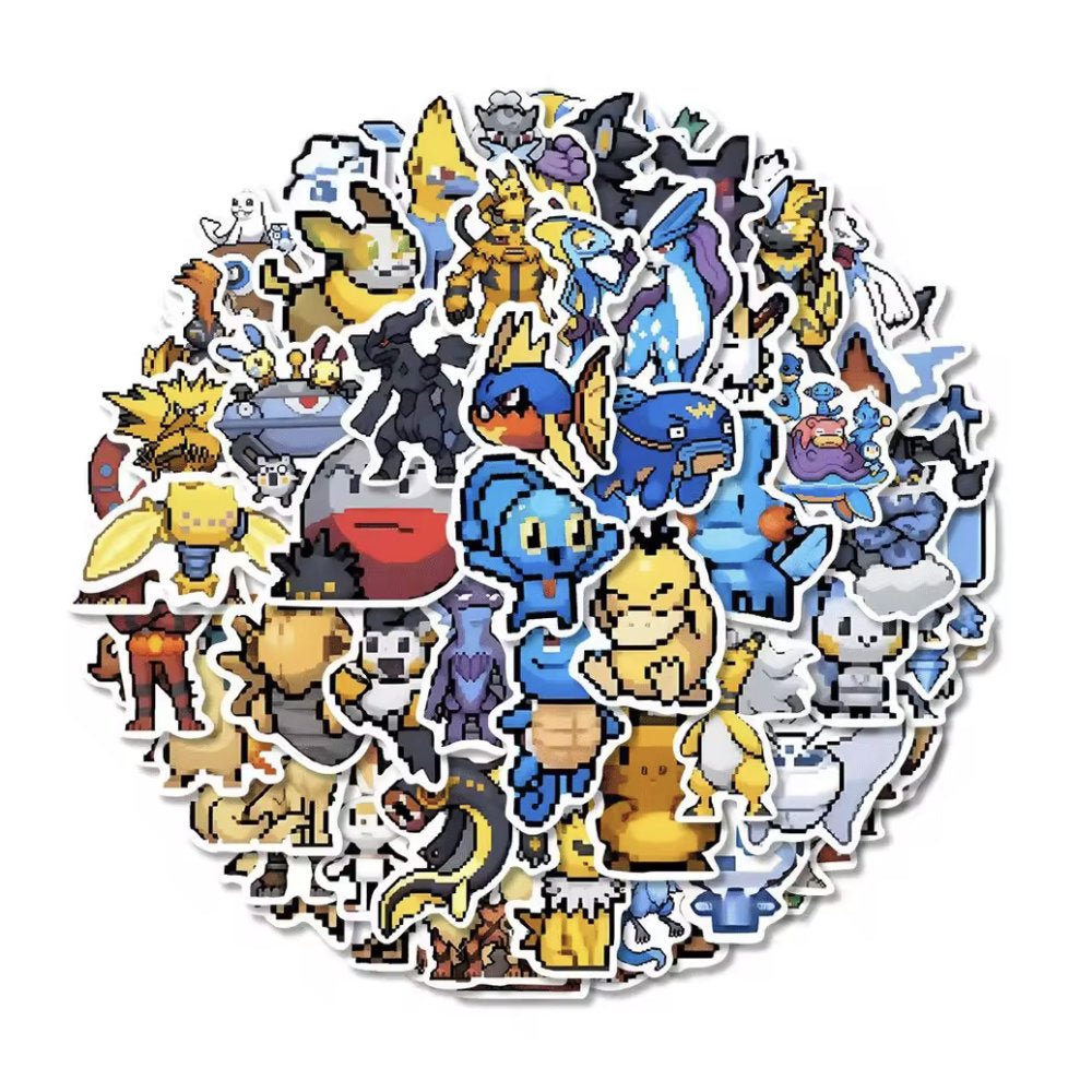 Pokémon Pixel Stickers - Pack of 110 - GameOn.games