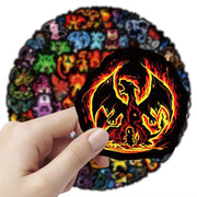 Pokémon Stickers (Black) - Pack of 60 - GameOn.games