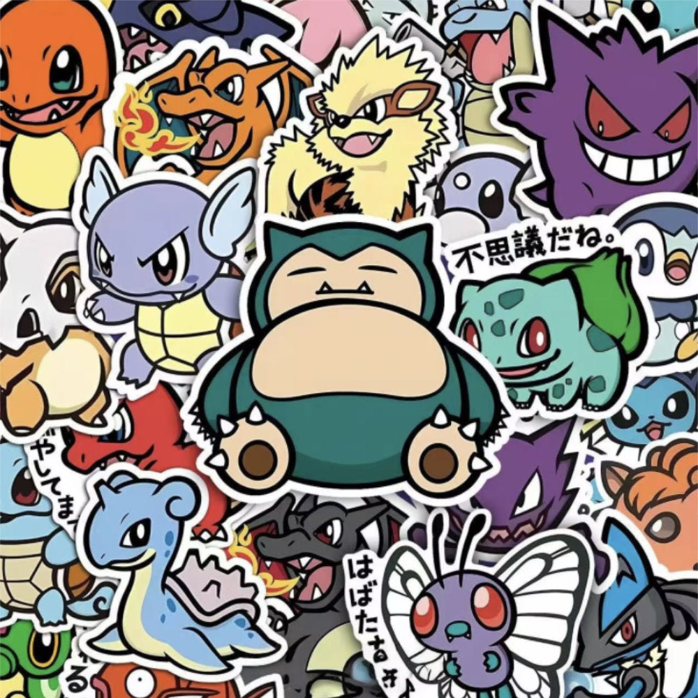 Pokémon Stickers - Pack of 56 - GameOn.games