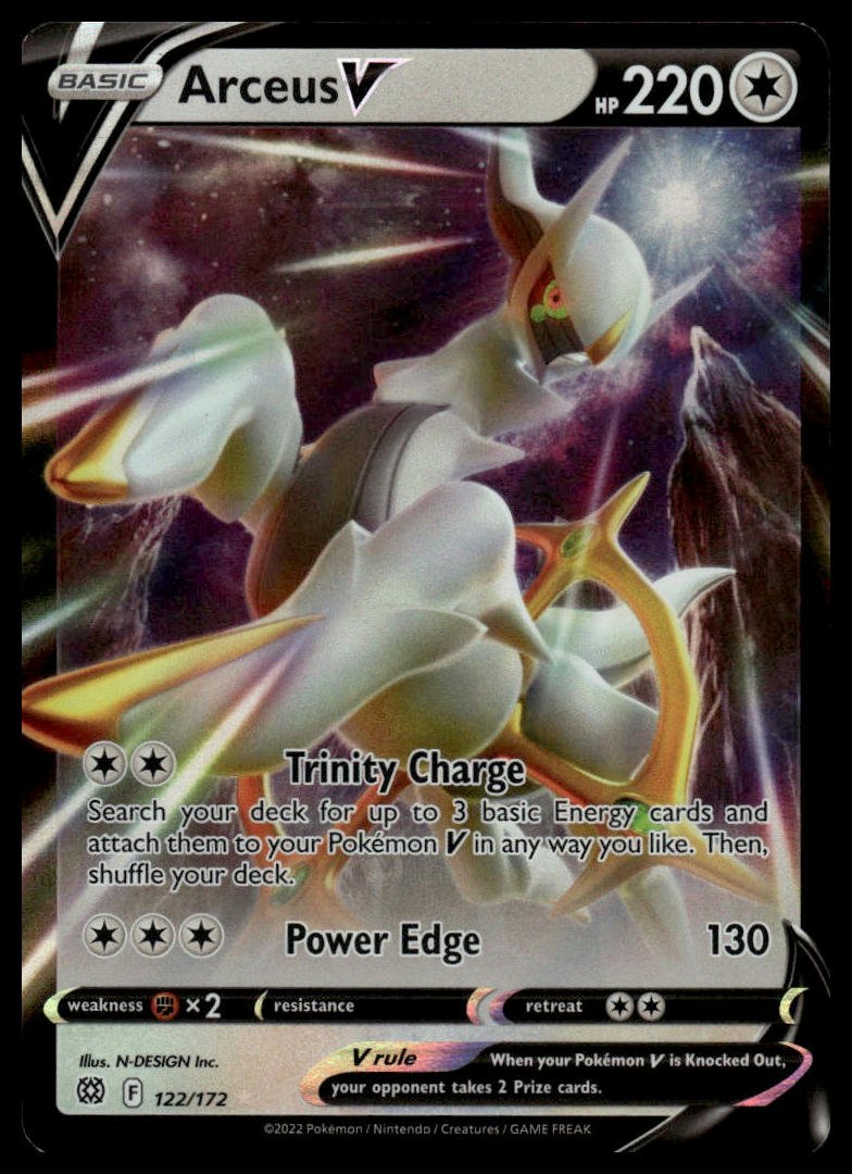 Pokémon TCG - Arceus V (Brilliant Stars 122) - GameOn.games