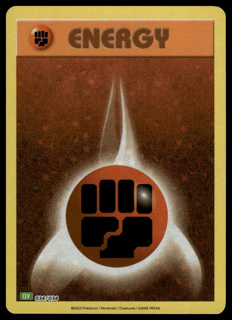 Pokémon TCG - Basic Fighting Energy (Trading Card Game Classic 034 CLV) - GameOn.games