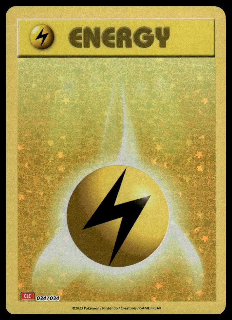 Pokémon TCG - Basic Lightning Energy (Trading Card Game Classic 034 CLC) - GameOn.games