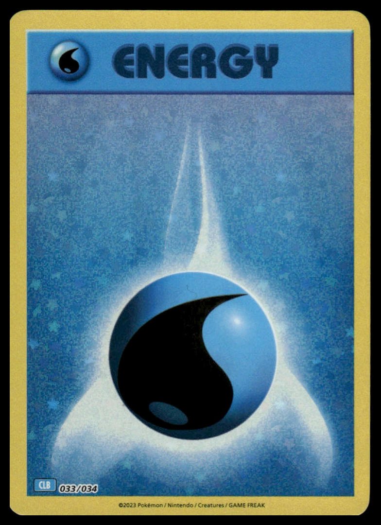 Pokémon TCG - Basic Water Energy (Trading Card Game Classic 033 CLB) - GameOn.games