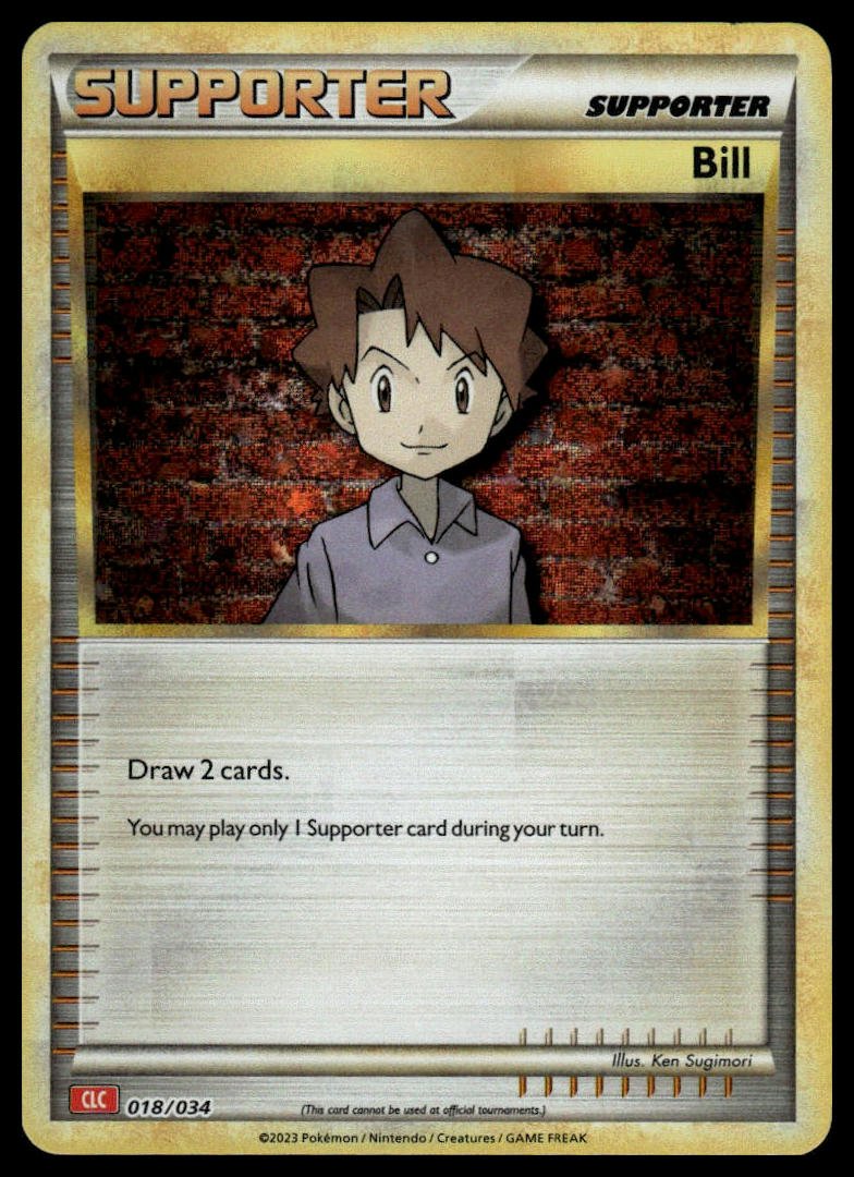 Pokémon TCG - Bill (Trading Card Game Classic 018 CLC) - GameOn.games