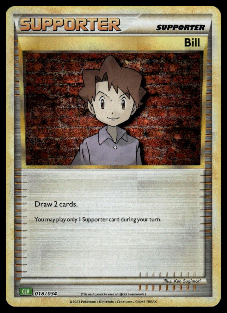 Pokémon TCG - Bill (Trading Card Game Classic 018 CLV) - GameOn.games