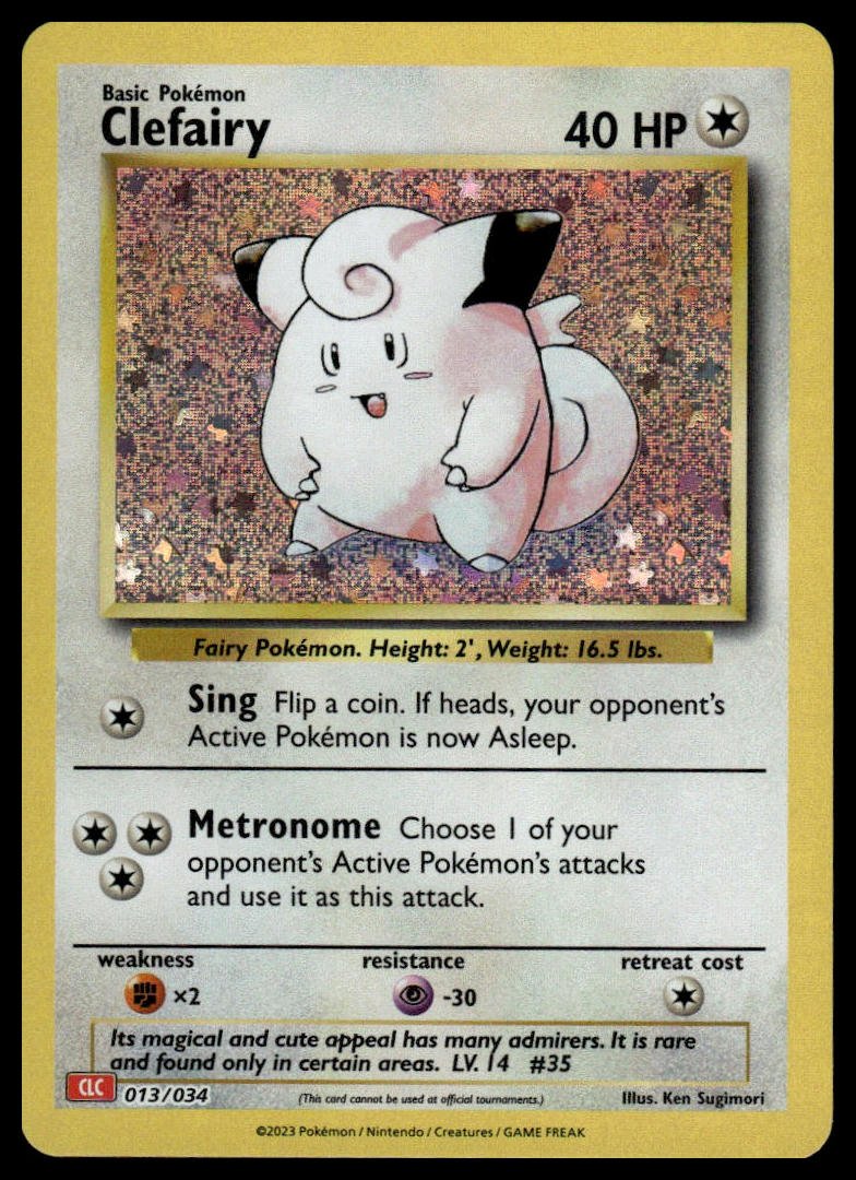 Pokémon TCG - Clefairy (Trading Card Game Classic 013 CLC) - GameOn.games