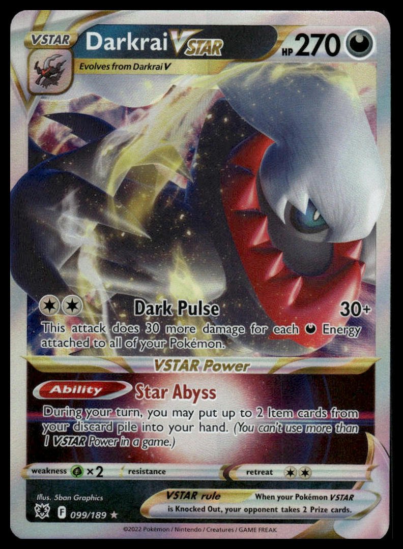 Pokémon TCG - Darkrai VSTAR (Astral Radiance 099) - GameOn.games