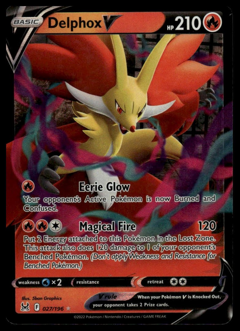 Pokémon TCG - Delphox V (Lost Origin 027) - GameOn.games
