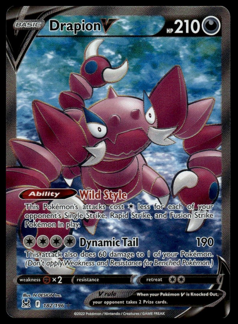 Pokémon TCG - Drapion V (Lost Origin 182) - GameOn.games