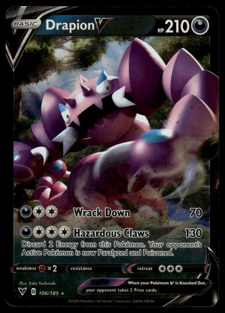 Pokémon TCG - Drapion V (Vivid Voltage 106) - GameOn.games