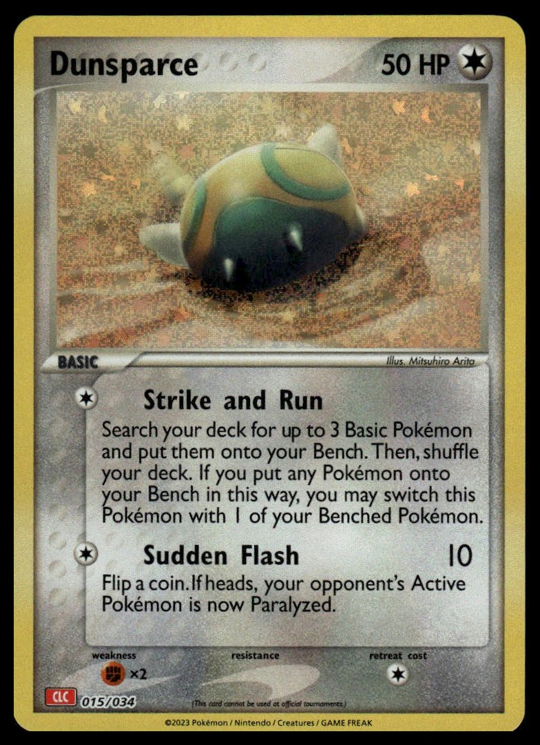 Pokémon TCG - Dunsparce (Trading Card Game Classic 015 CLC) - GameOn.games
