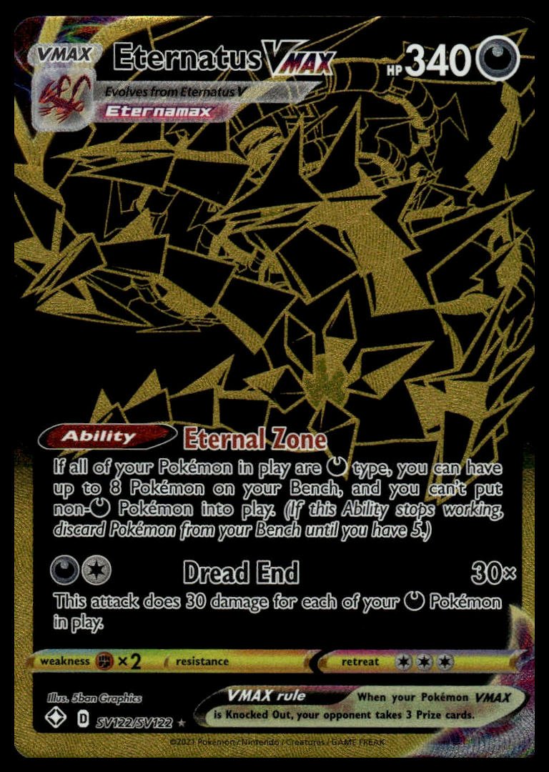 Pokémon TCG - Eternatus VMAX (Shining Fates SV122) - GameOn.games