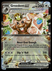 Pokémon TCG - Greedent ex (Obsidian Flames 179) - GameOn.games
