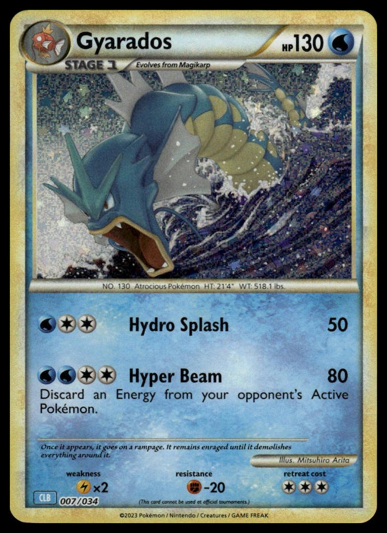 Pokémon TCG - Gyarados (Trading Card Game Classic 007 CLB) - GameOn.games
