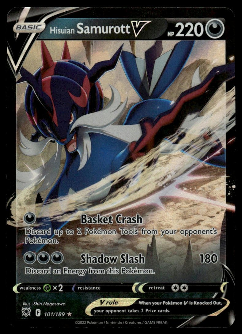 Pokémon TCG - Hisuian Samurott V (Astral Radiance 101) - GameOn.games