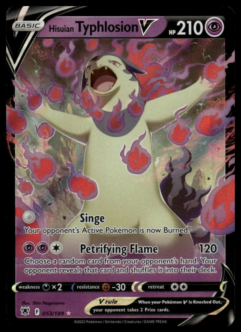 Pokémon TCG - Hisuian Typhlosion V (Astral Radiance 053) - GameOn.games