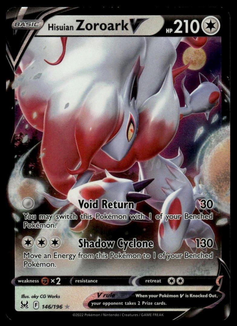Pokémon TCG - Hisuian Zoroark V (Lost Origin 146) - GameOn.games