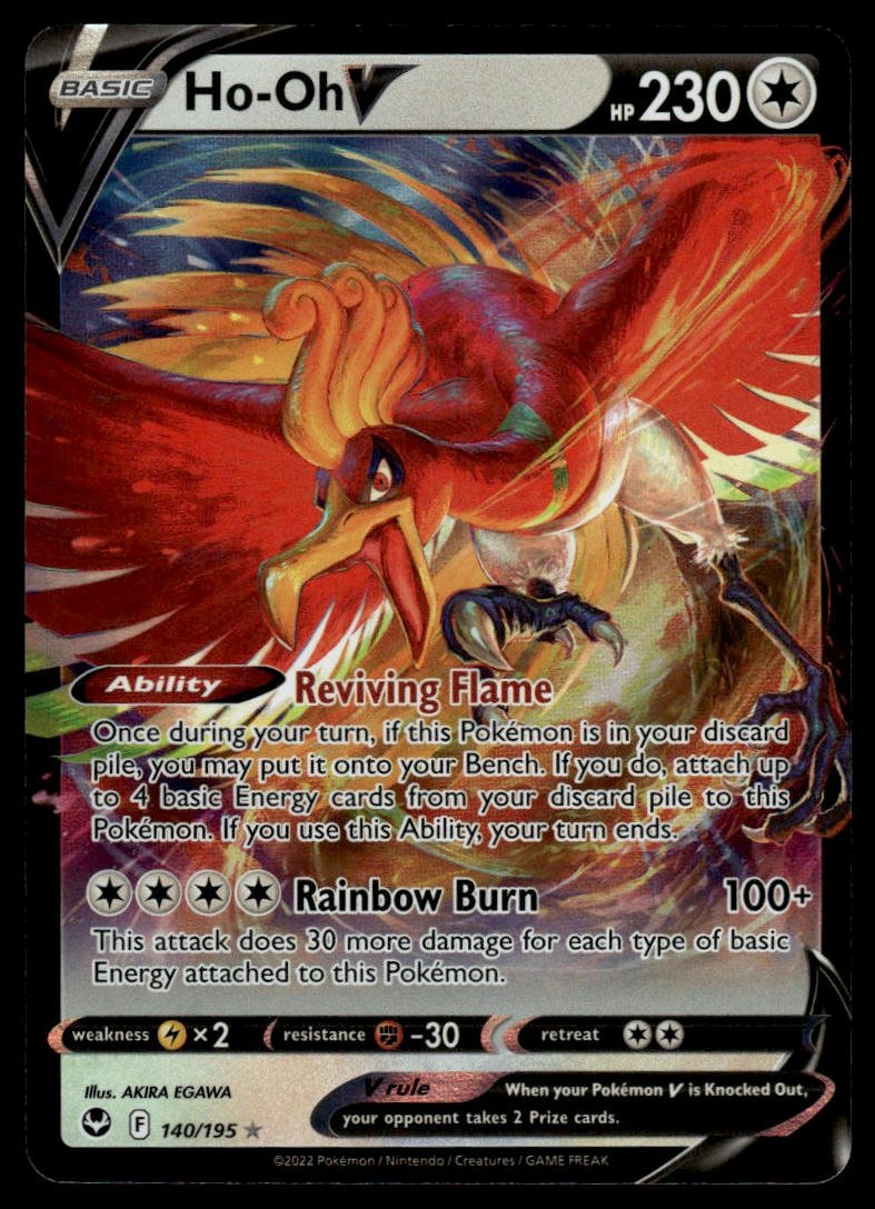 Pokémon TCG - Ho - Oh V (Silver Tempest 140) - GameOn.games