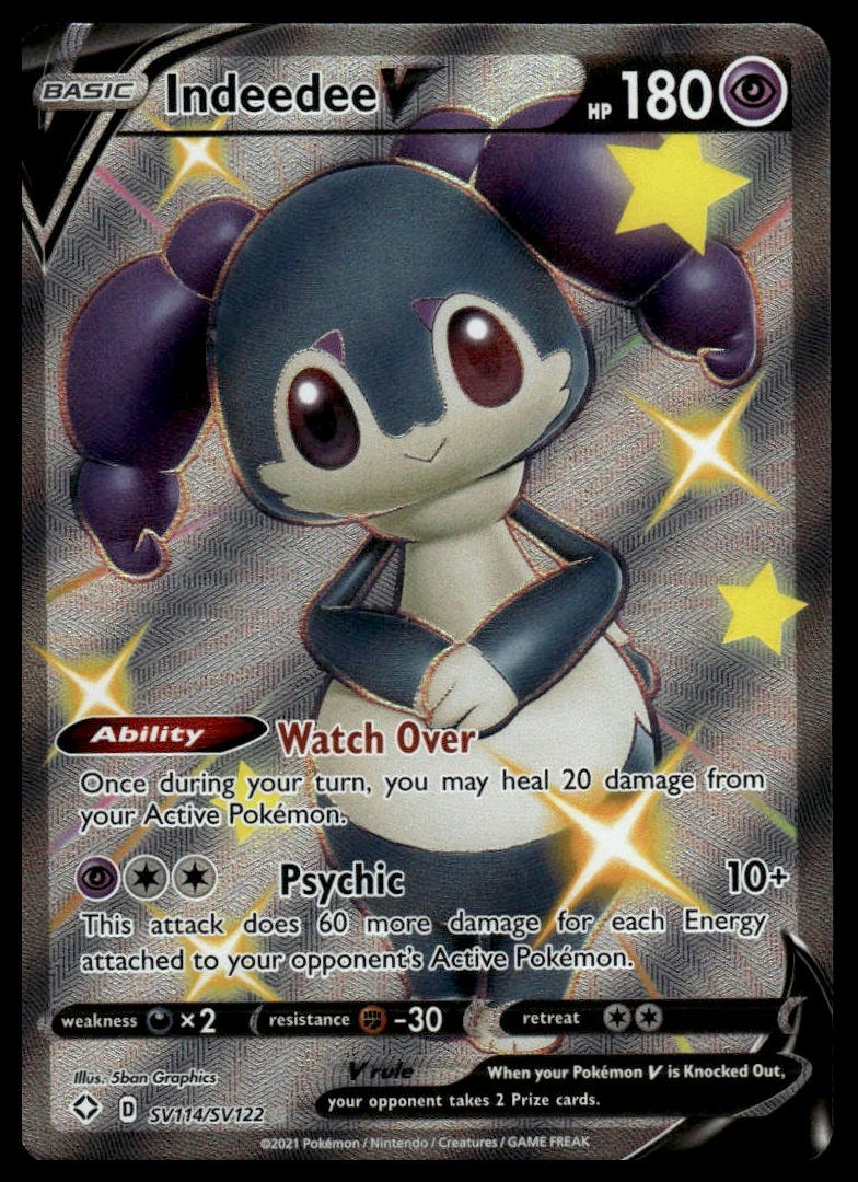 Pokémon TCG - Indeedee V (Shining Fates SV114) - GameOn.games