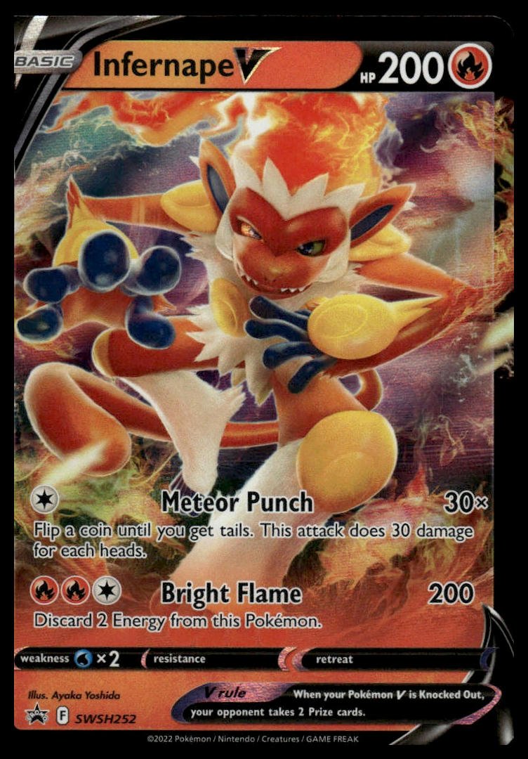Pokémon TCG - Infernape V (SWSH Black Star Promos SWSH252) - GameOn.games