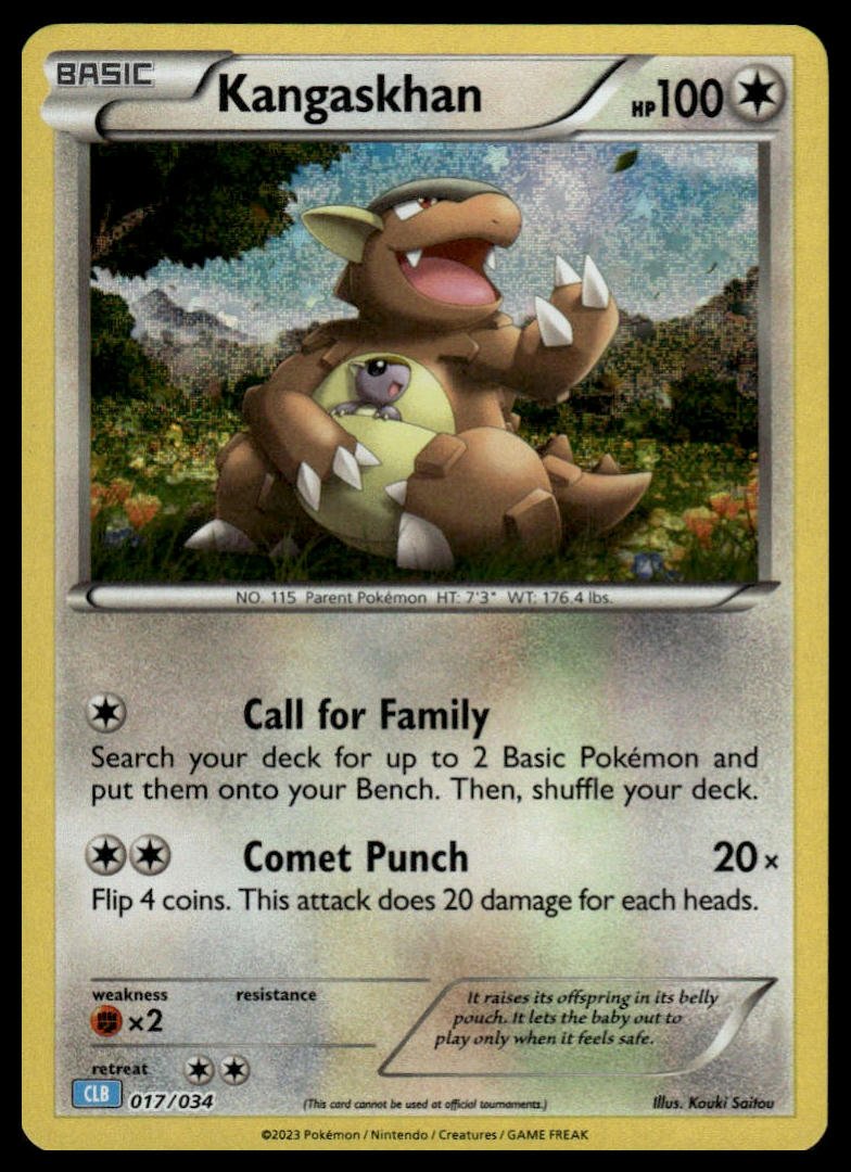 Pokémon TCG - Kangaskhan (Trading Card Game Classic 017 CLB) - GameOn.games