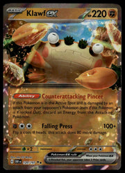 Pokémon TCG - Klawf ex (Obsidian Flames 120) - GameOn.games