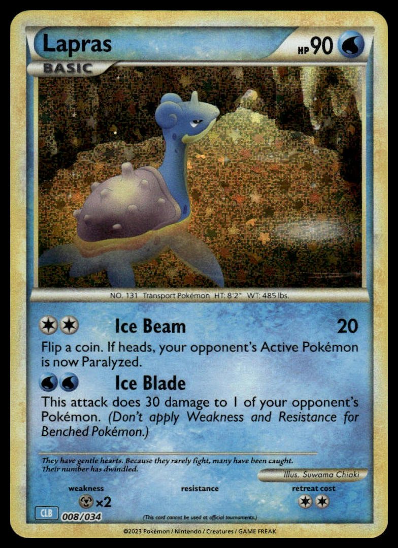 Pokémon TCG - Lapras (Trading Card Game Classic 008 CLB) - GameOn.games