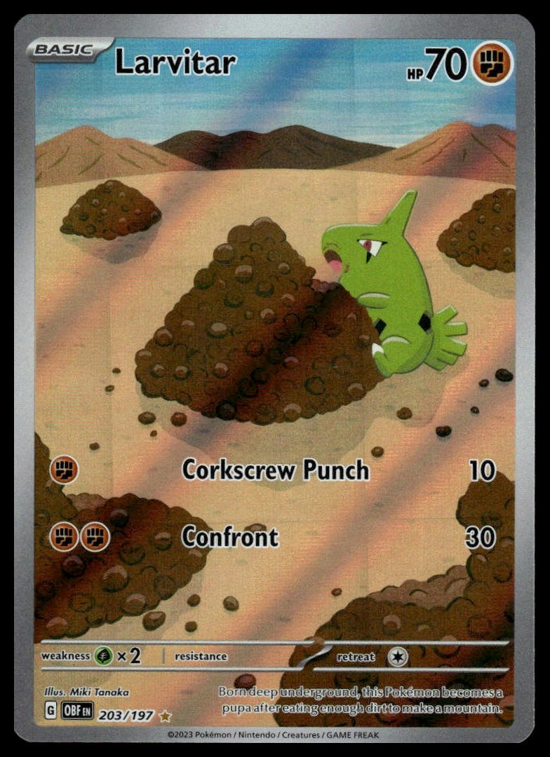 Pokémon TCG - Larvitar (Obsidian Flames 203) - GameOn.games