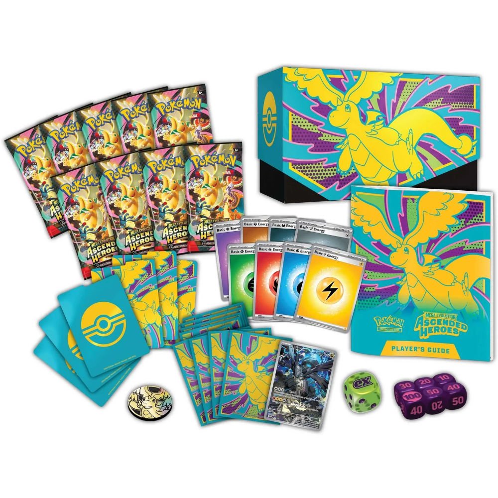 Pokemon TCG: Mega Evolution Ascended Heroes - Elite Trainer Box - GameOn.games