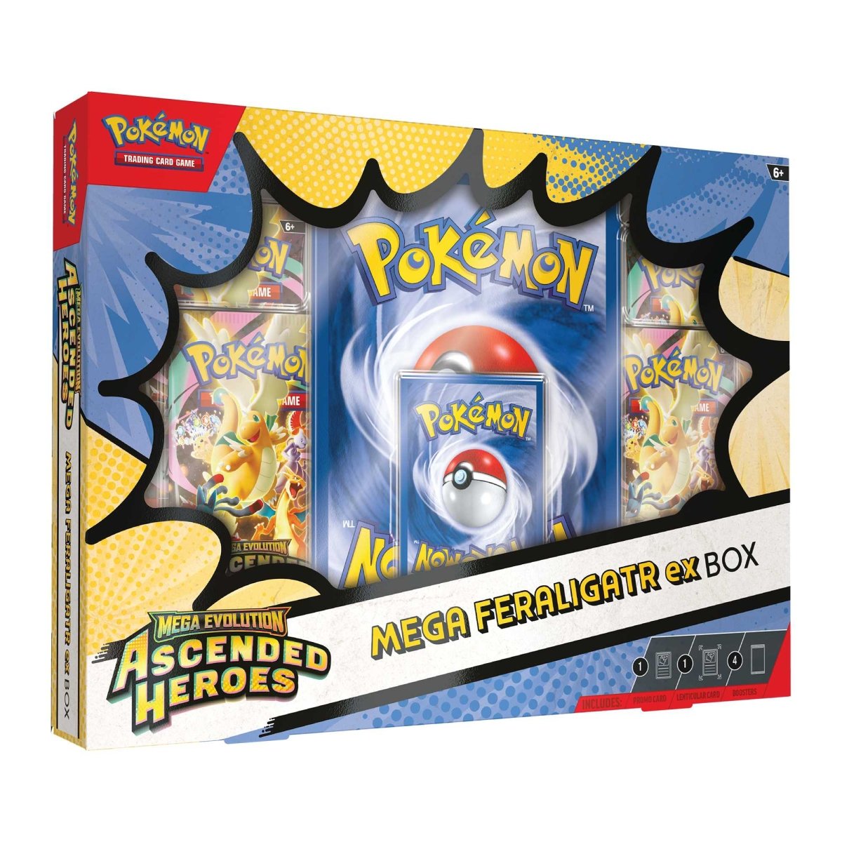 Pokémon TCG: Mega Evolution Ascended Heroes - Mega Feraligatr ex Box - GameOn.games