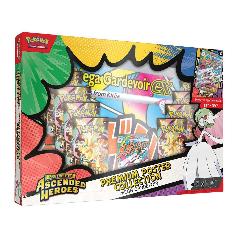 Pokémon TCG: Mega Evolution Ascended Heroes - Premium Poster Collection - Mega Gardevoir - GameOn.games