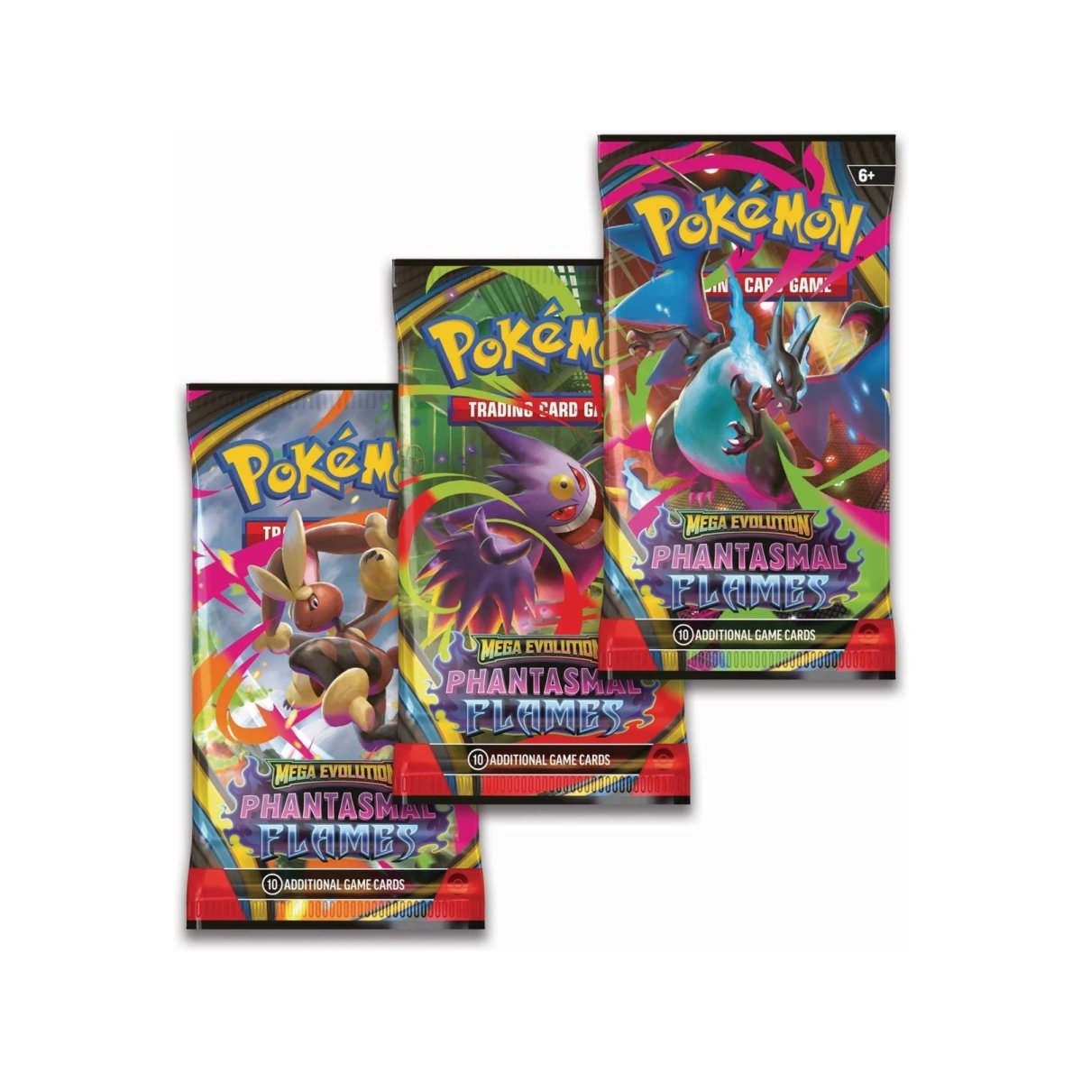 Pokémon TCG: Mega Evolution Phantasmal Flames - 3 Pack - Sneasel - GameOn.games