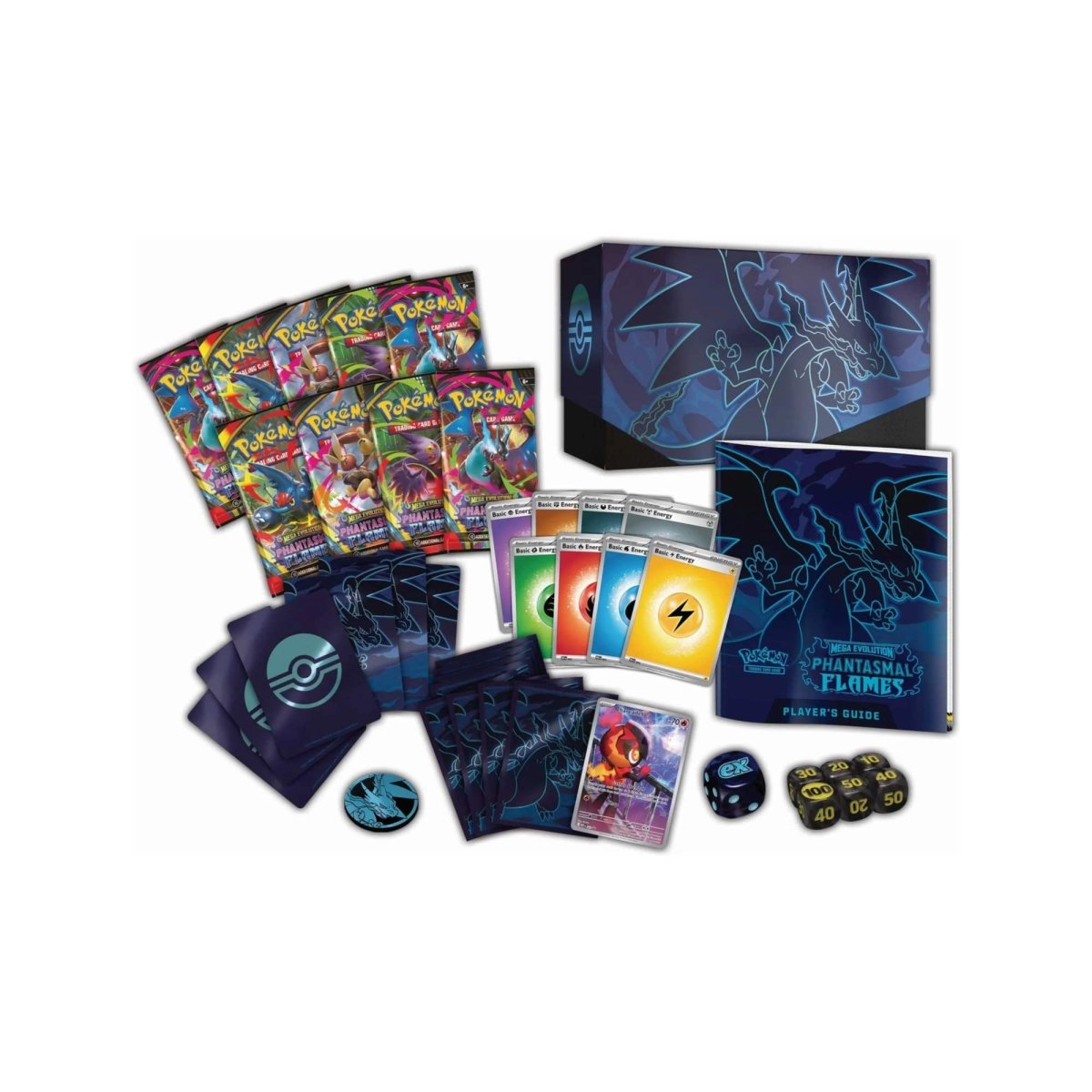 Pokémon TCG: Mega Evolution Phantasmal Flames - Elite Trainer Box - GameOn.games