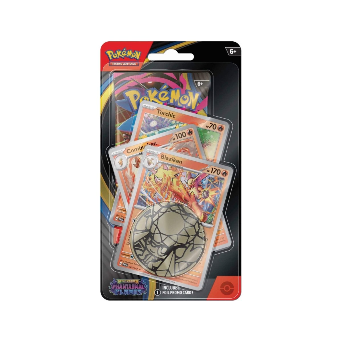 Pokémon TCG: Mega Evolution Phantasmal Flames Premium Checklane - Torchic - GameOn.games