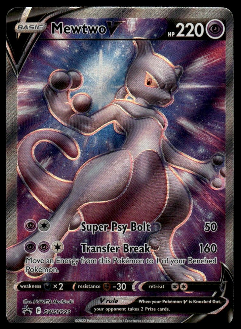 Pokémon TCG - Mewtwo V (SWSH Black Star Promos SWSH229) - GameOn.games