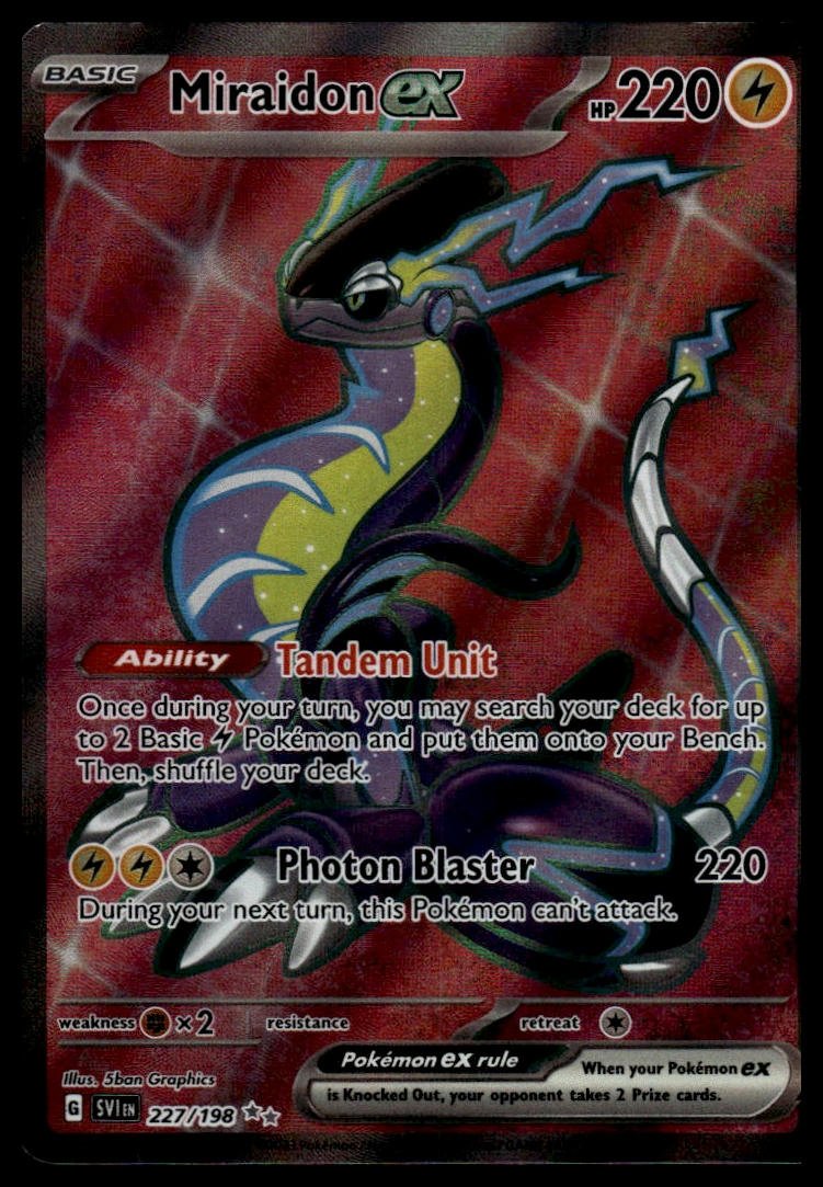 Pokémon TCG - Miraidon ex (Scarlet & Violet 227) - GameOn.games