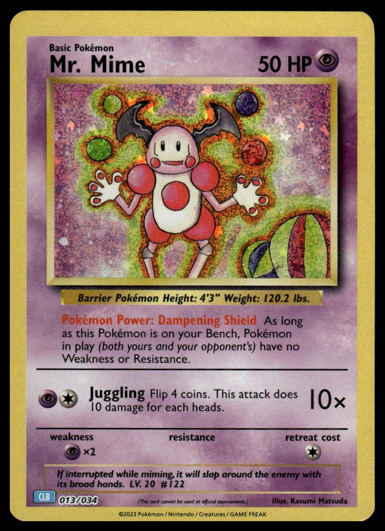Pokémon TCG - Mr. Mime (Trading Card Game Classic 013 CLB) - GameOn.games