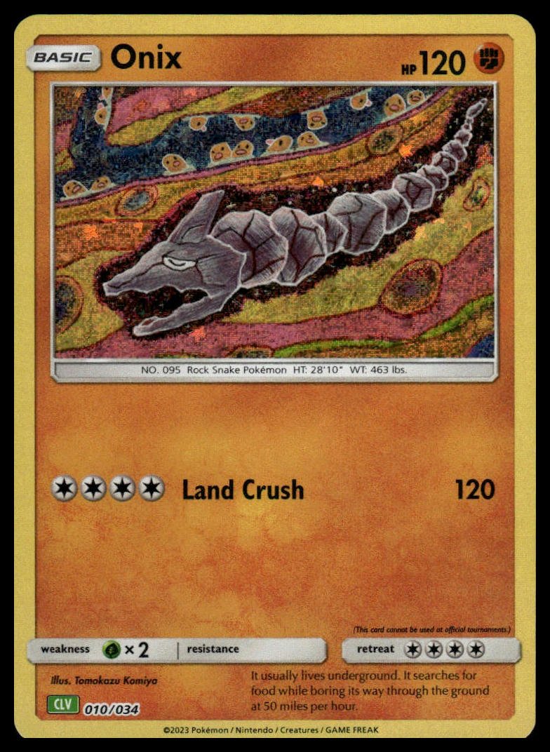 Pokémon TCG - Onix (Trading Card Game Classic 010 CLV) - GameOn.games