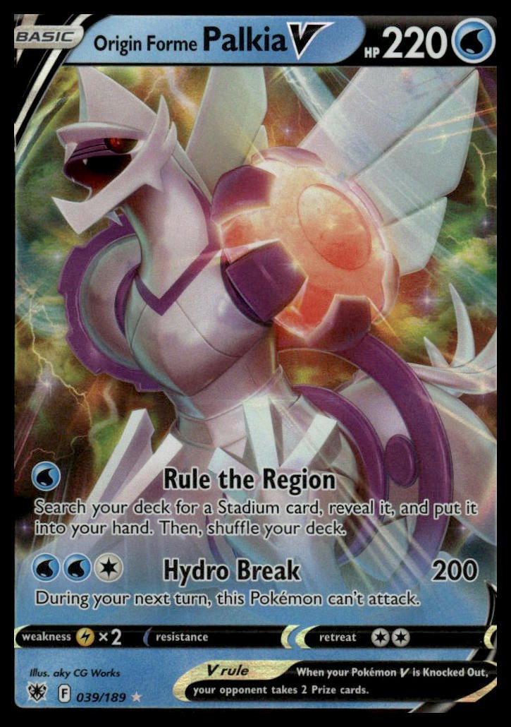 Pokémon TCG - Origin Forme Palkia V (Astral Radiance 039) - GameOn.games