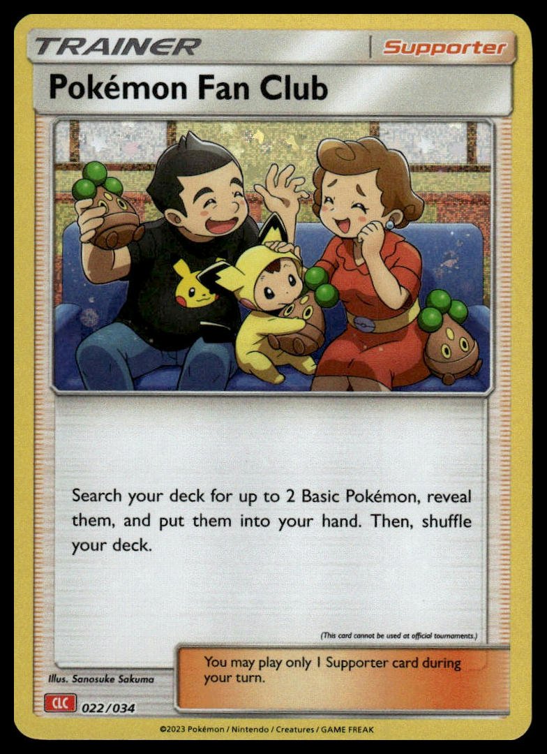 Pokémon TCG - Pokémon Fan Club (Trading Card Game Classic 022 CLC) - GameOn.games