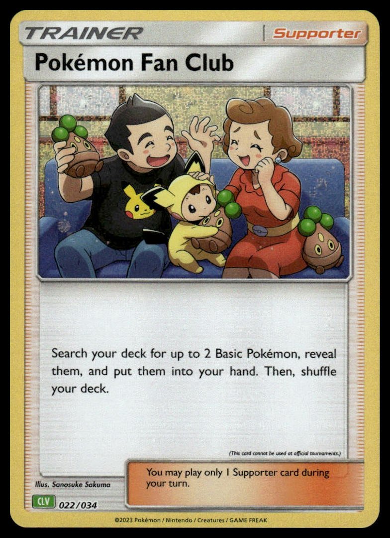 Pokémon TCG - Pokémon Fan Club (Trading Card Game Classic 022 CLV) - GameOn.games