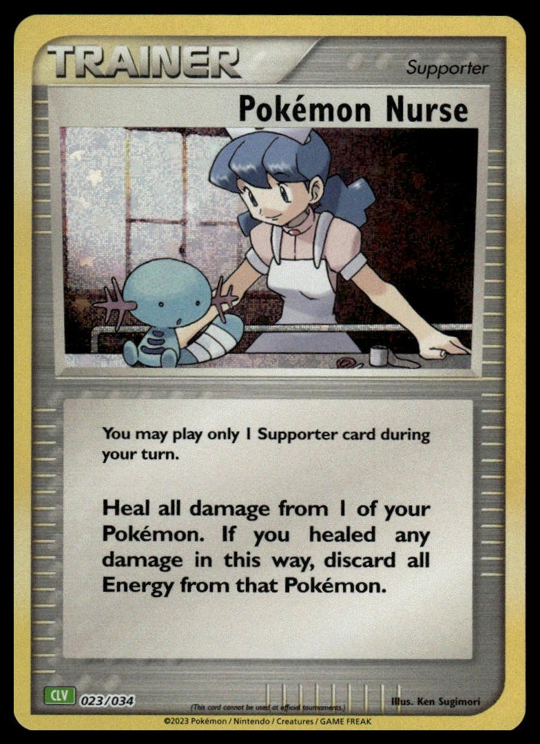 Pokémon TCG - Pokémon Nurse (Trading Card Game Classic 023 CLV) - GameOn.games