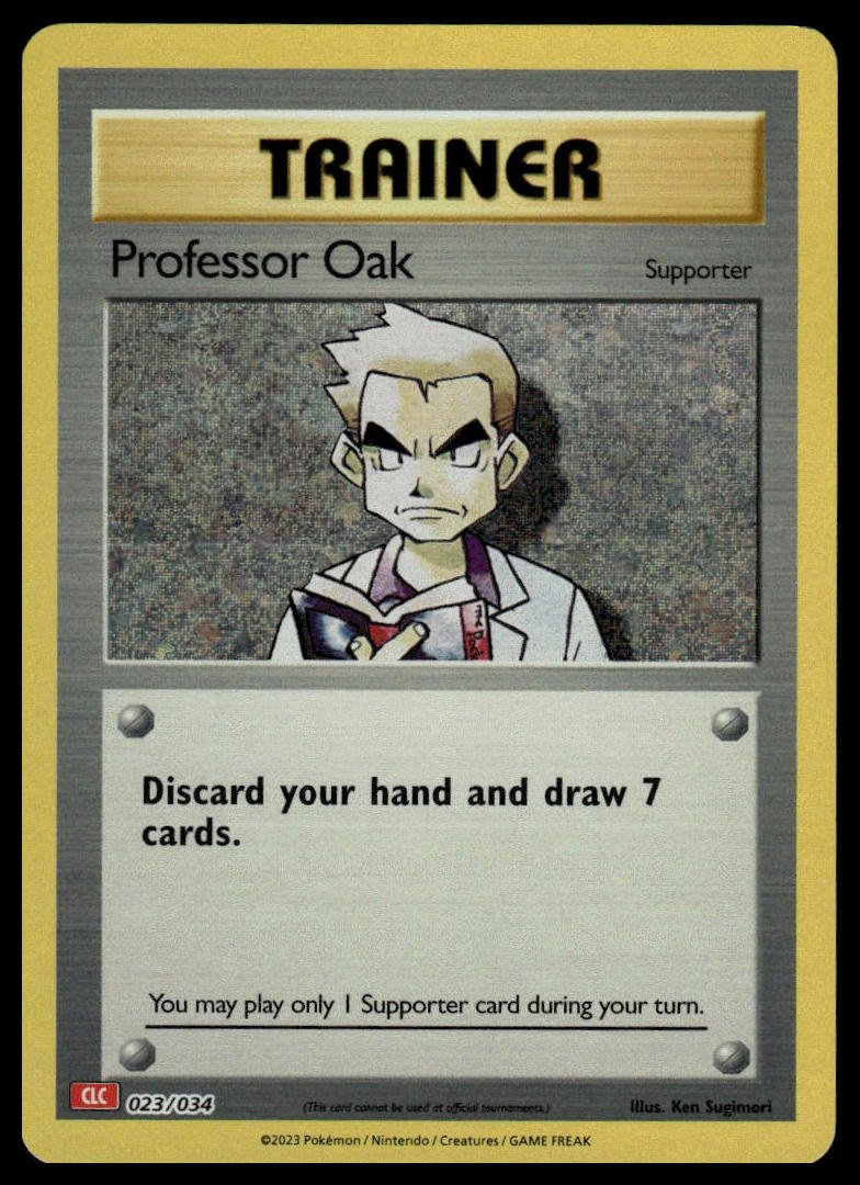 Pokémon TCG - Professor Oak (Trading Card Game Classic 023 CLC) - GameOn.games