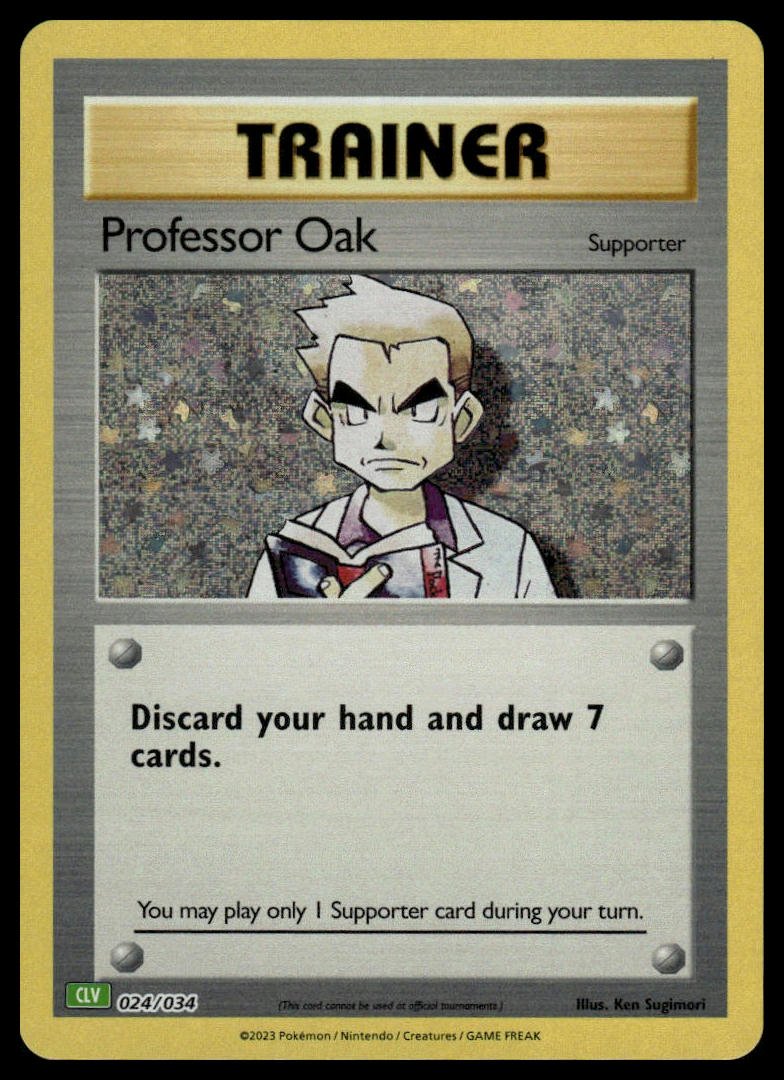 Pokémon TCG - Professor Oak (Trading Card Game Classic 024 CLV) - GameOn.games