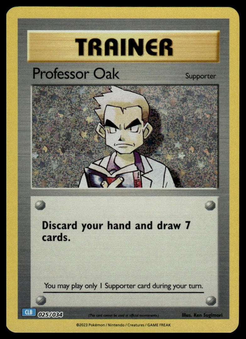 Pokémon TCG - Professor Oak (Trading Card Game Classic 025 CLB) - GameOn.games