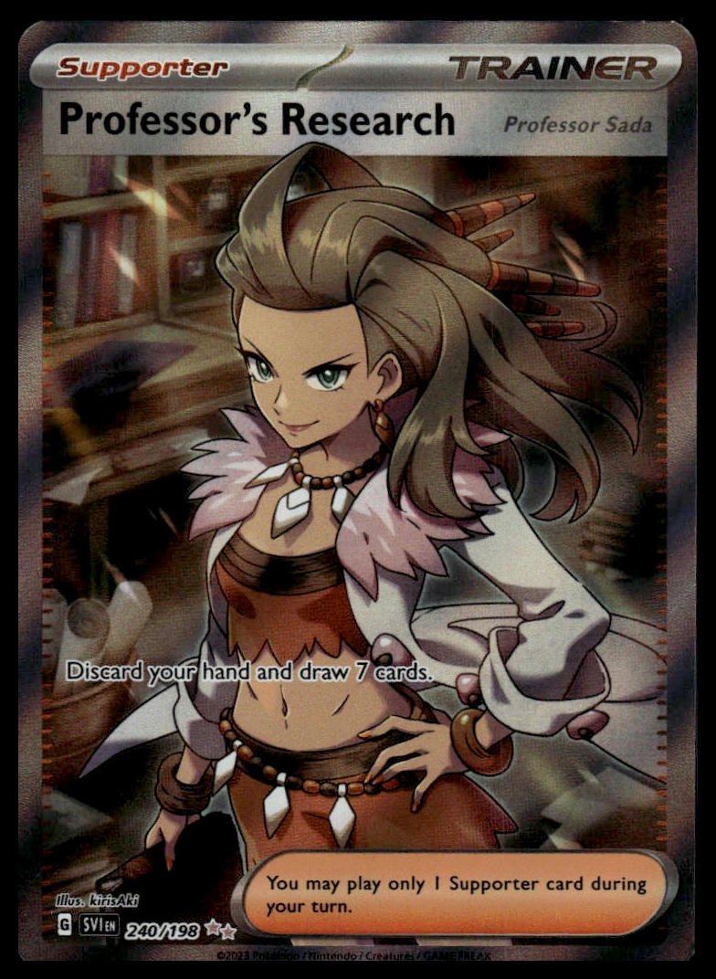 Pokémon TCG - Professor's Research (Scarlet & Violet 240) - GameOn.games