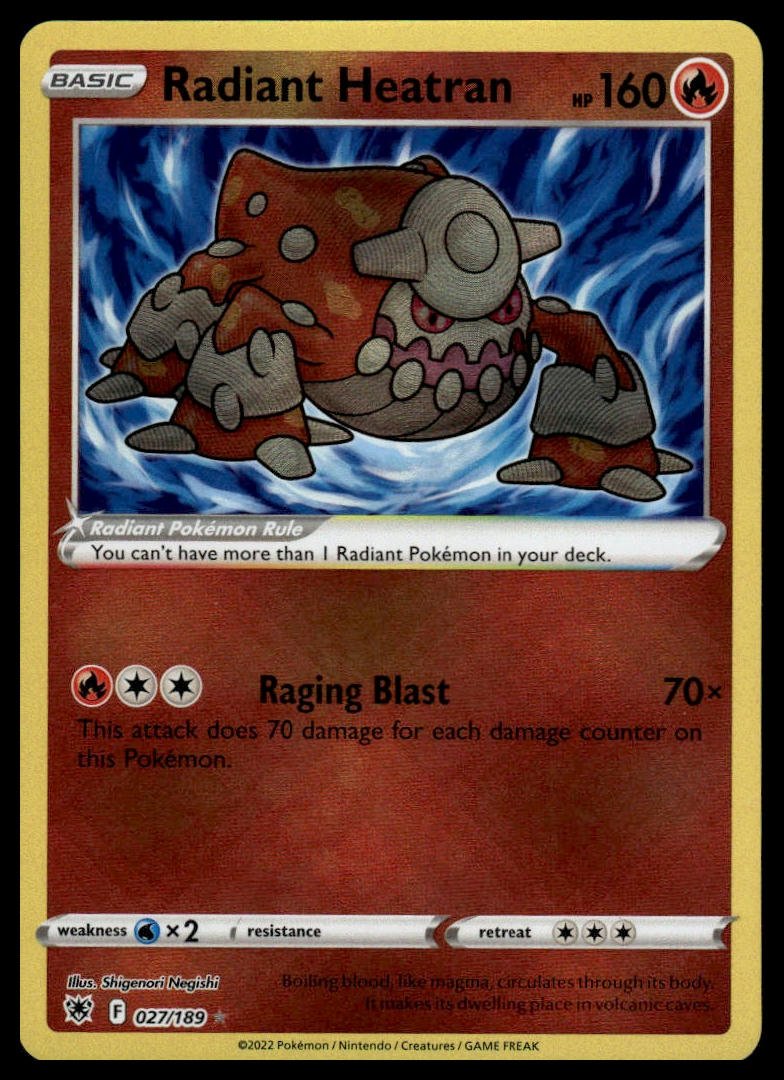 Pokémon TCG - Radiant Heatran (Astral Radiance 027) - GameOn.games